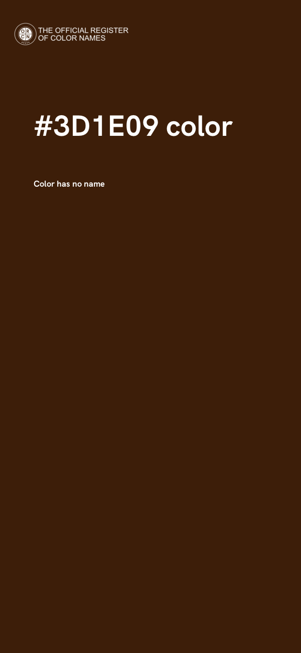 #3D1E09 color image