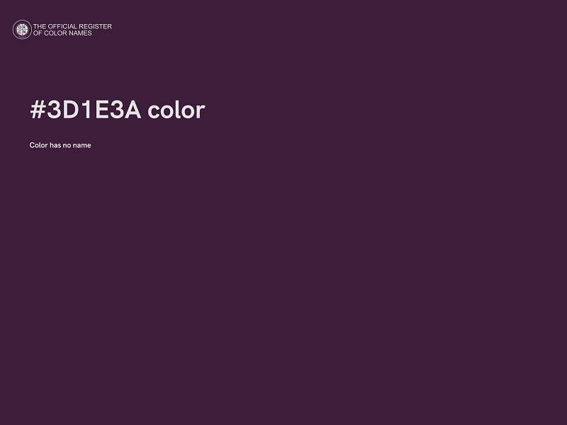 #3D1E3A color image