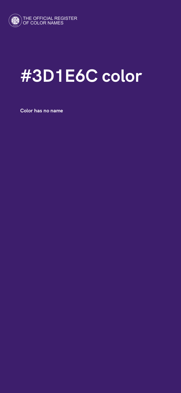 #3D1E6C color image