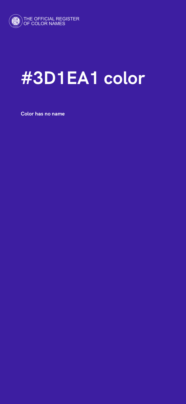 #3D1EA1 color image