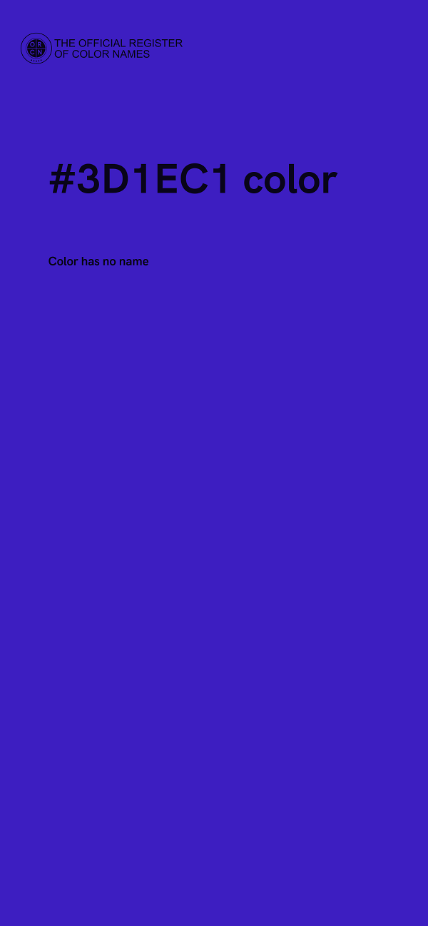 #3D1EC1 color image