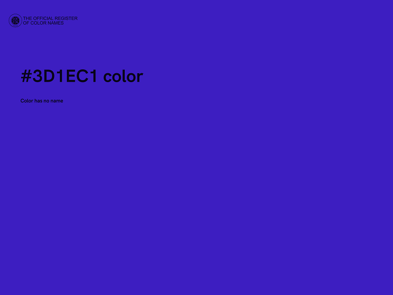 #3D1EC1 color image
