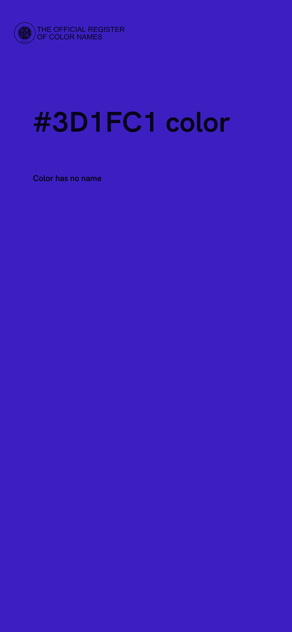 #3D1FC1 color image