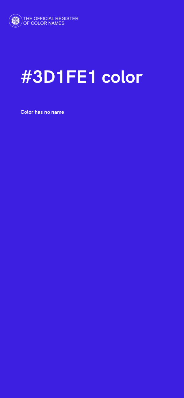 #3D1FE1 color image