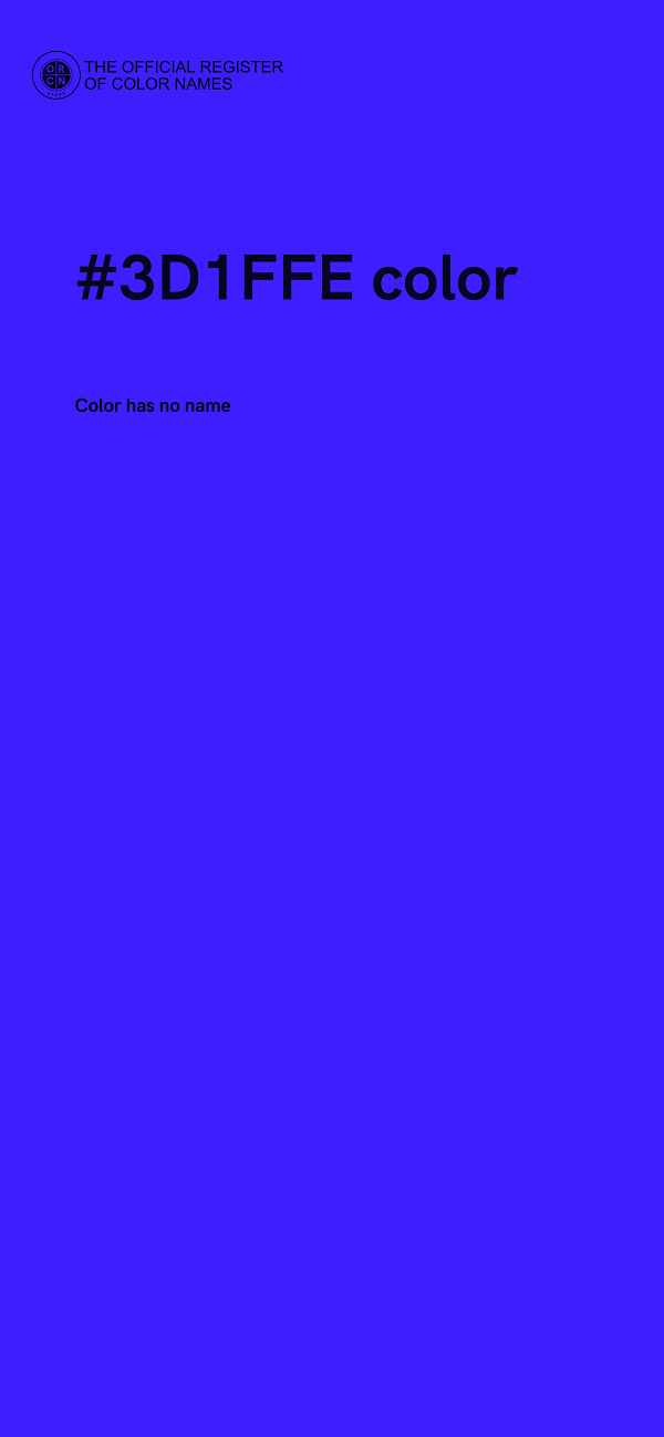 #3D1FFE color image