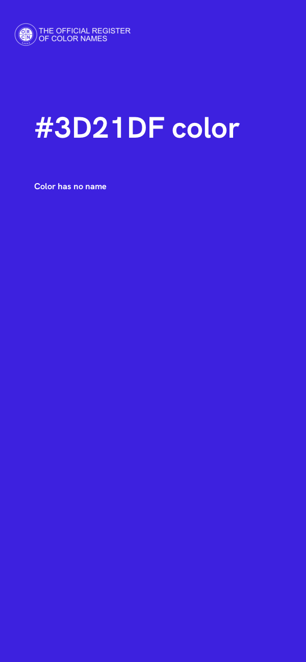 #3D21DF color image