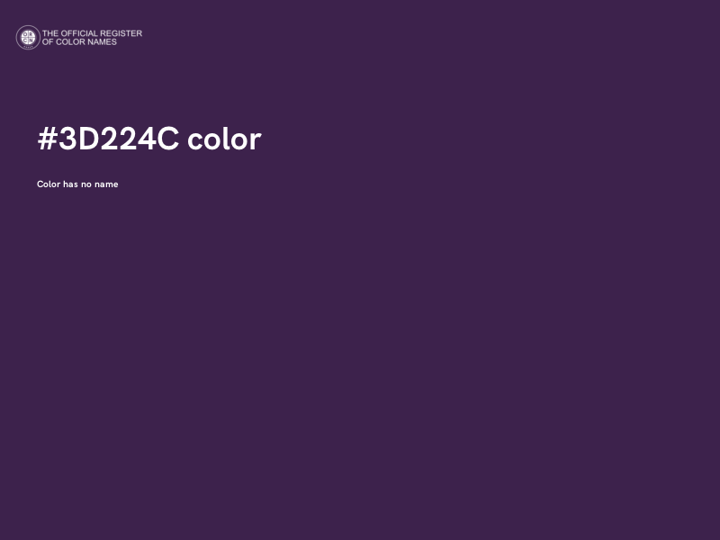 #3D224C color image