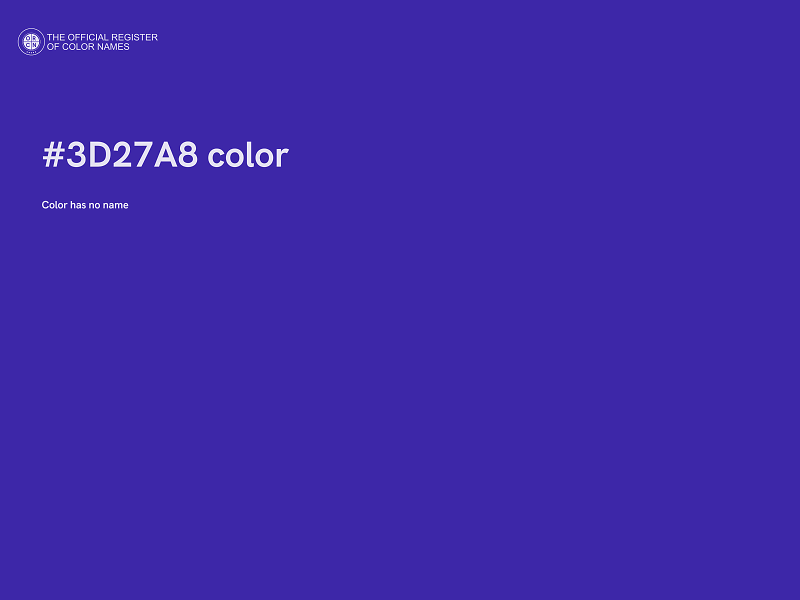 #3D27A8 color image