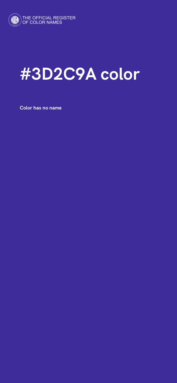 #3D2C9A color image