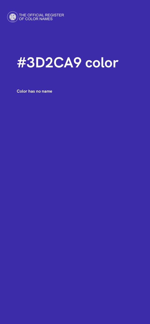 #3D2CA9 color image