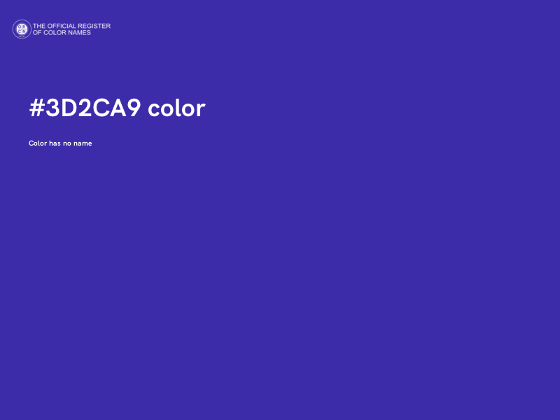 #3D2CA9 color image
