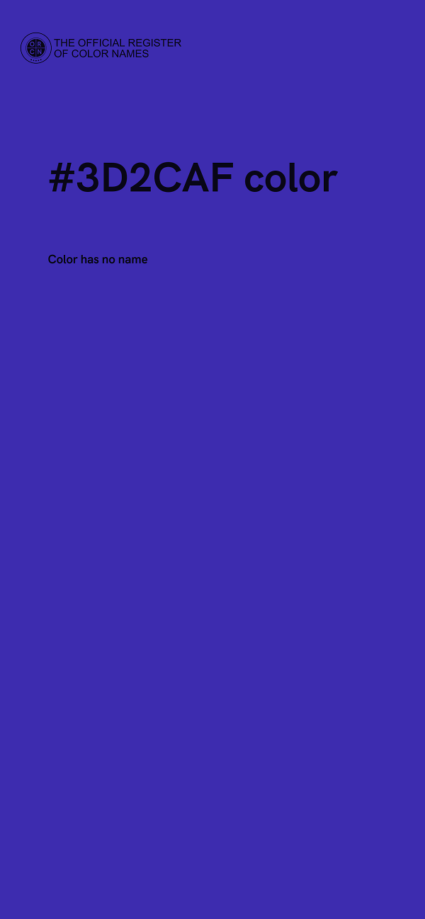 #3D2CAF color image