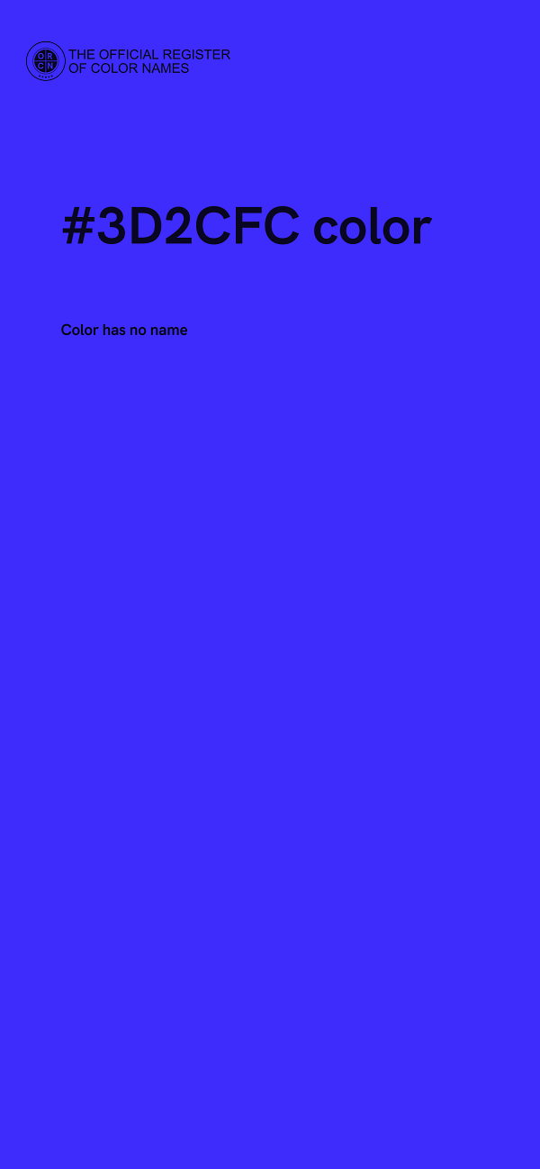 #3D2CFC color image