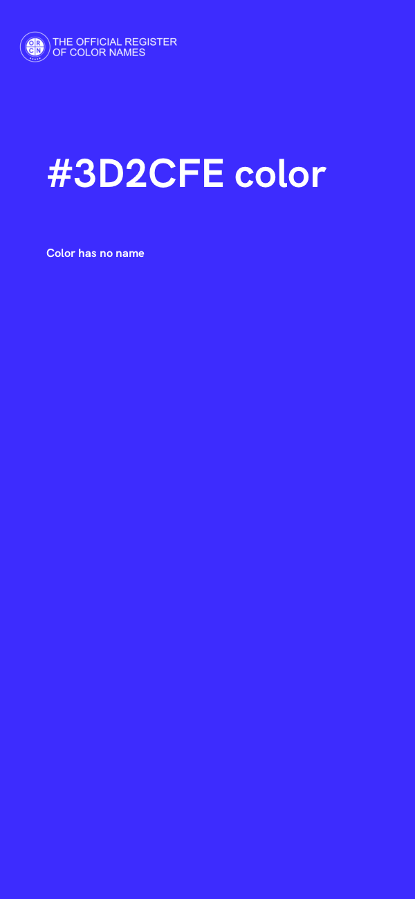 #3D2CFE color image