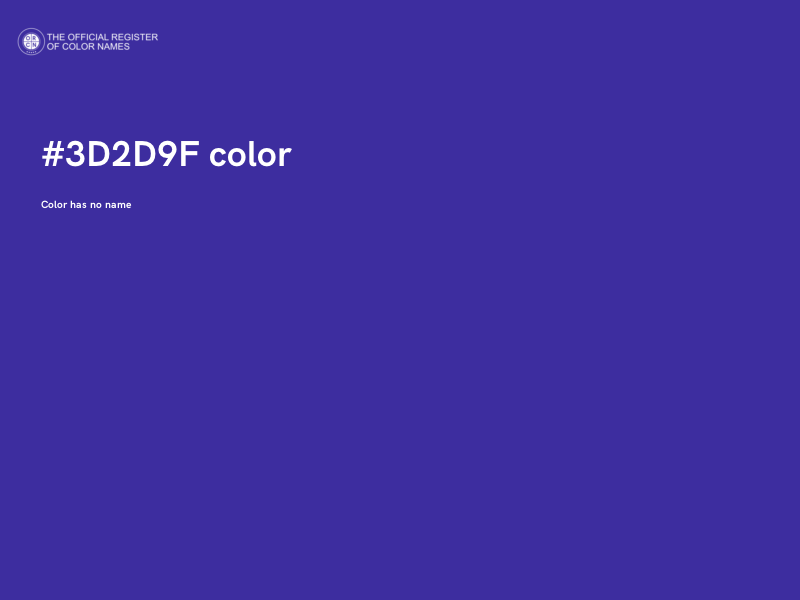 #3D2D9F color image