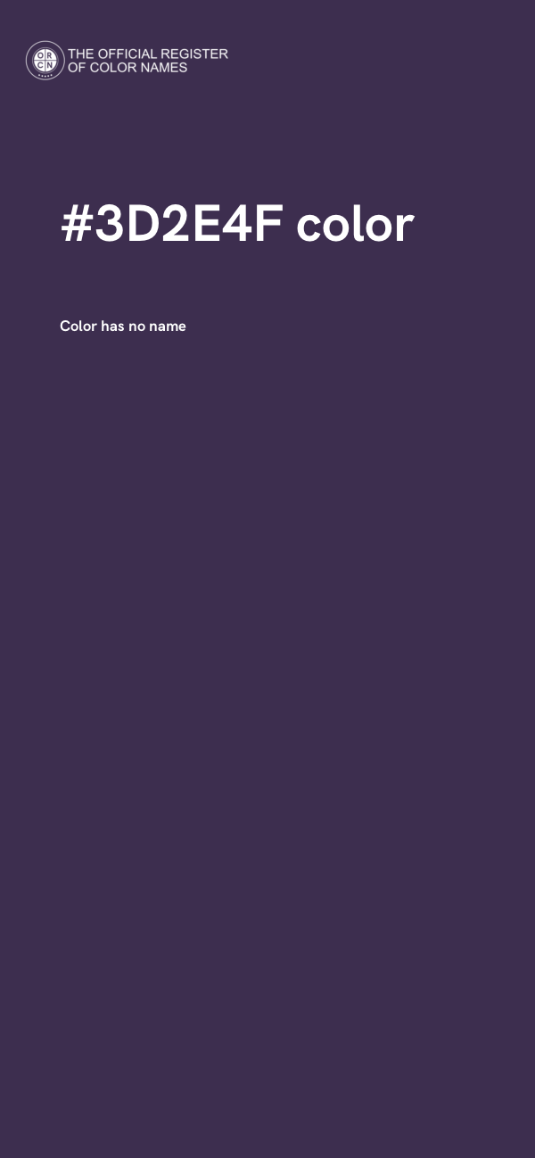 #3D2E4F color image