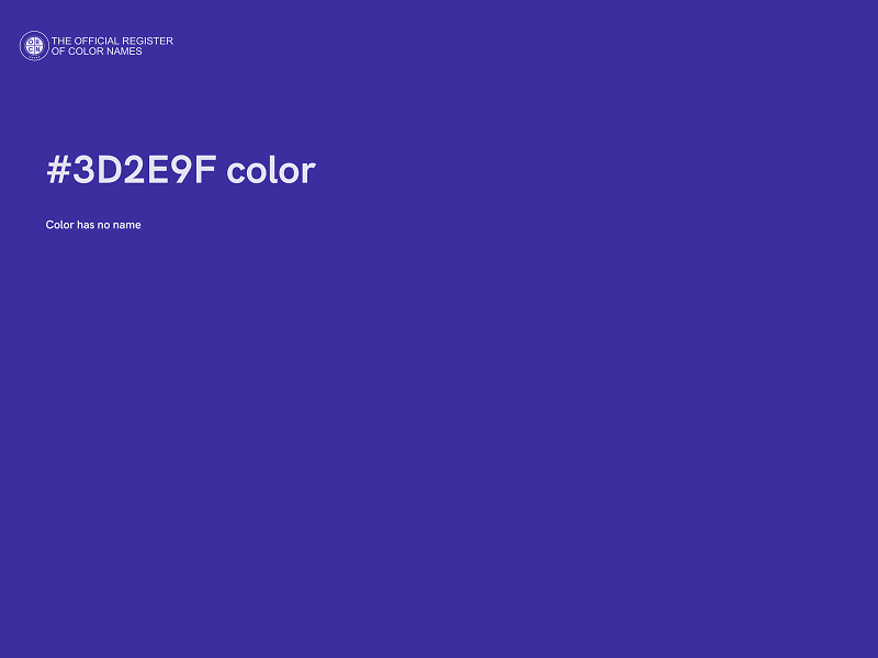 #3D2E9F color image