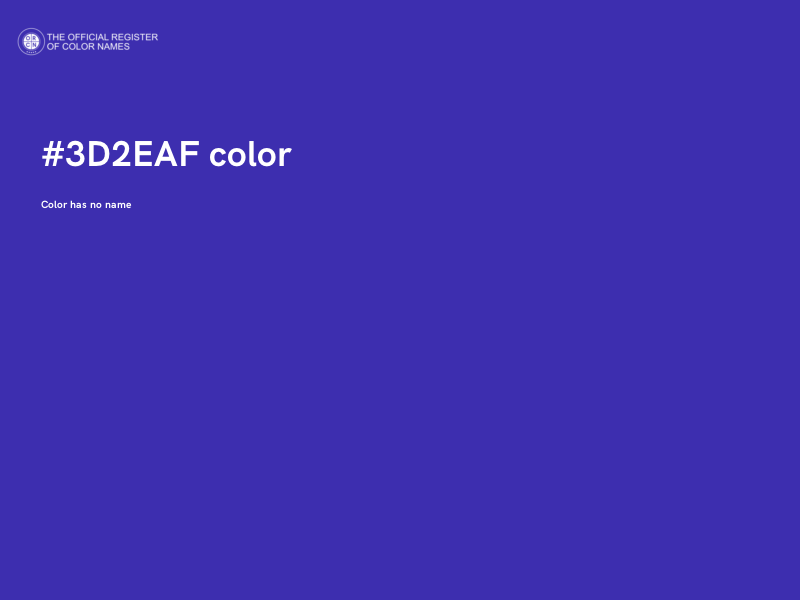#3D2EAF color image