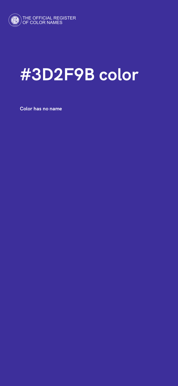 #3D2F9B color image