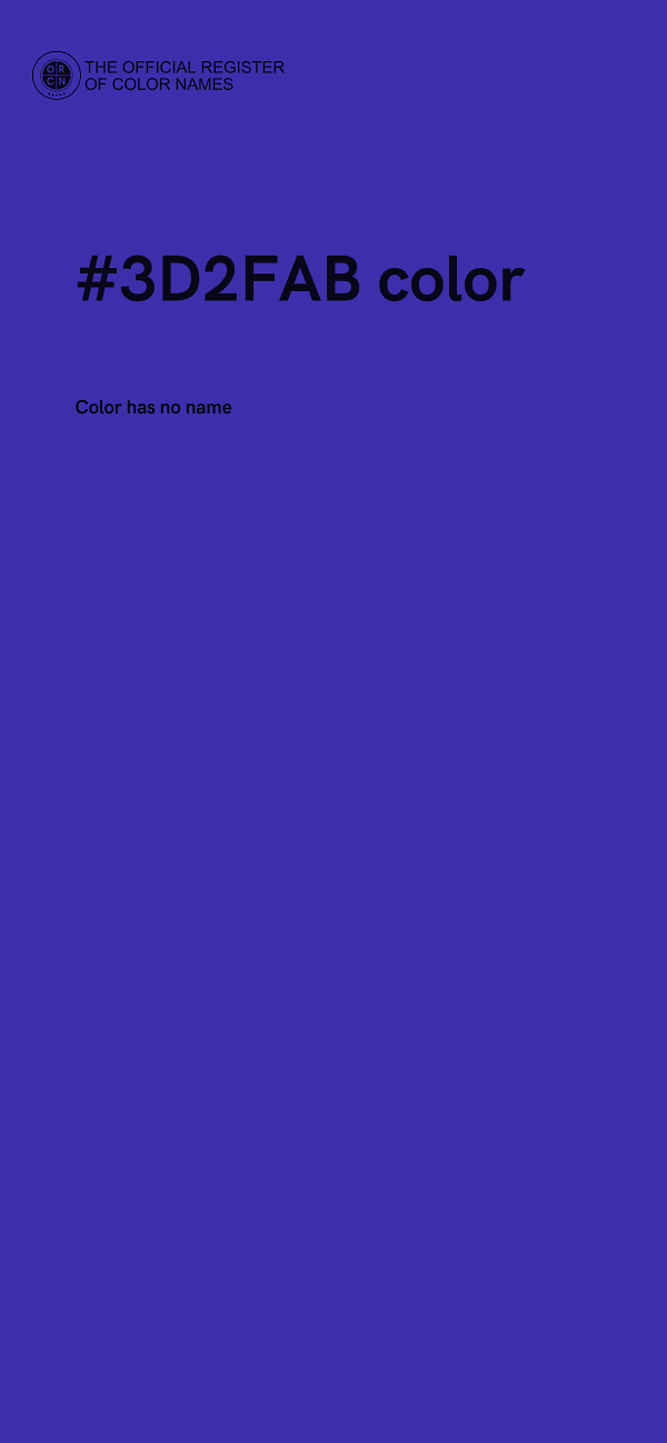 #3D2FAB color image