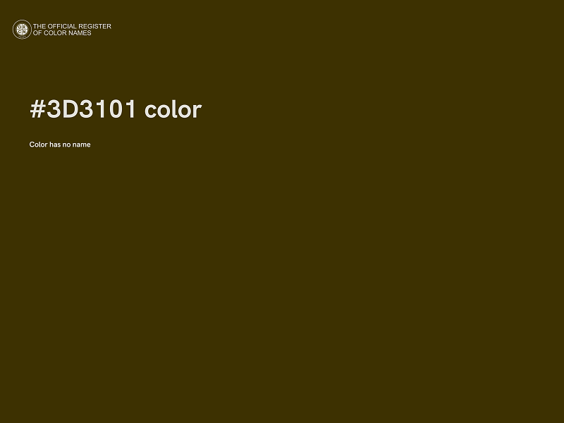 #3D3101 color image