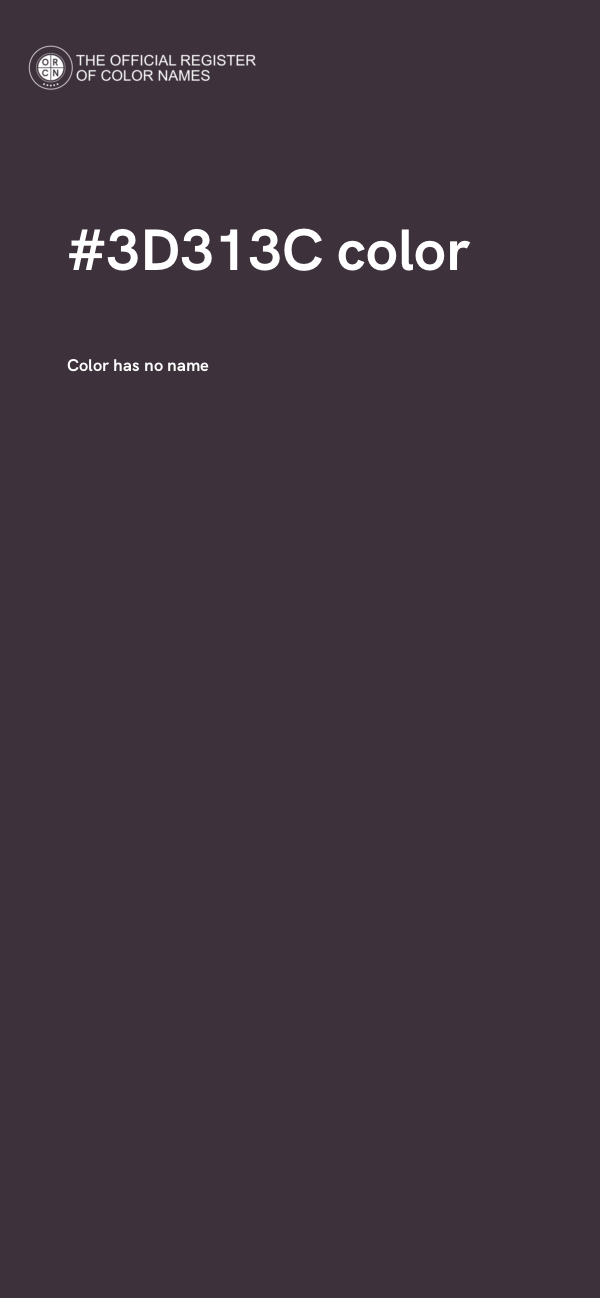 #3D313C color image