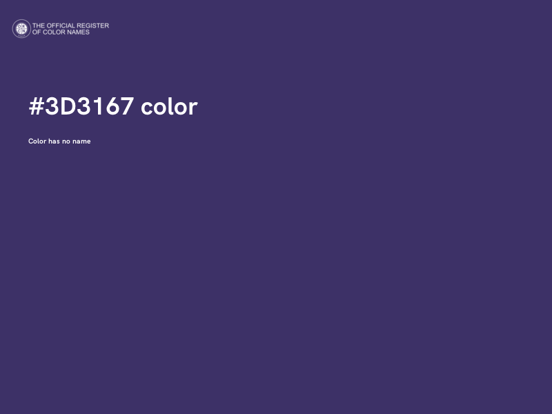 #3D3167 color image