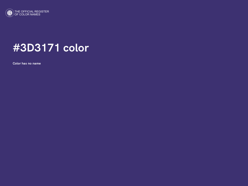#3D3171 color image