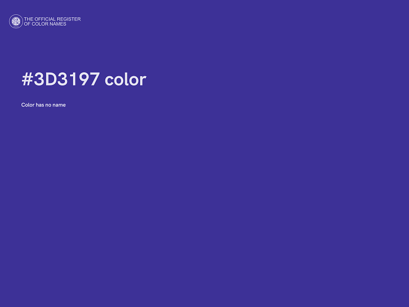 #3D3197 color image