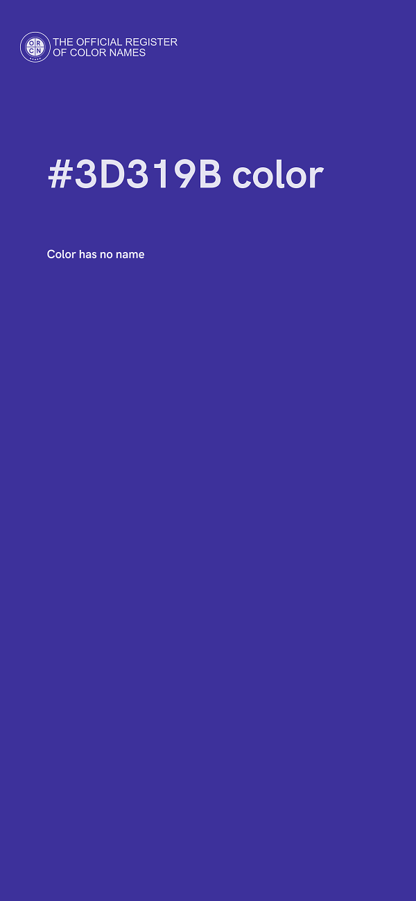 #3D319B color image