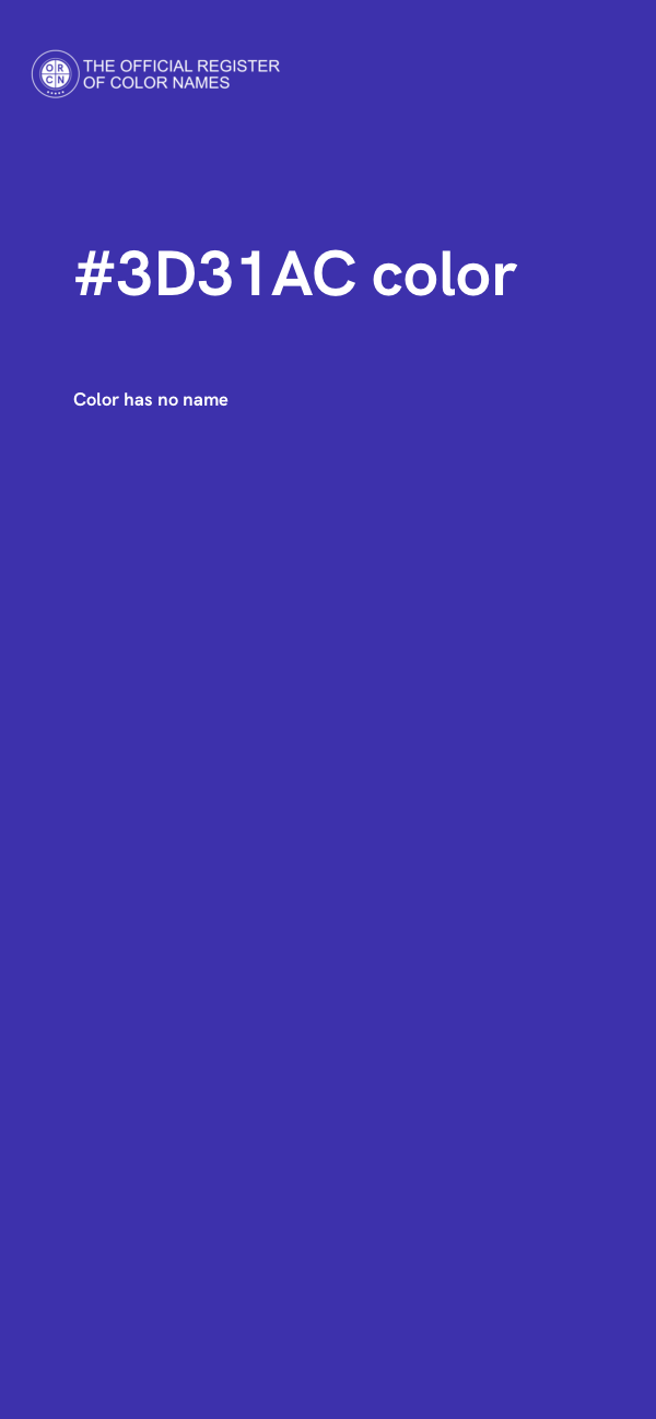 #3D31AC color image