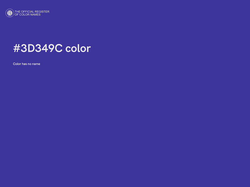#3D349C color image