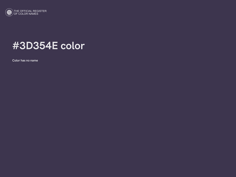#3D354E color image