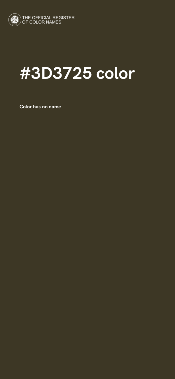 #3D3725 color image