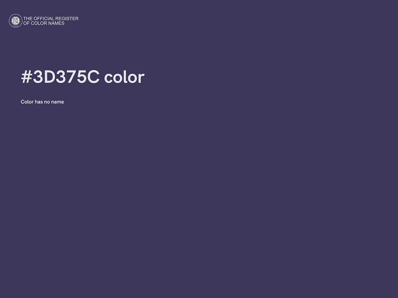 #3D375C color image