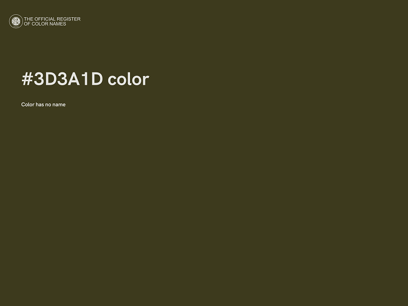 #3D3A1D color image