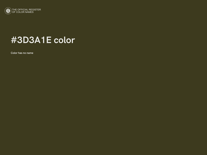 #3D3A1E color image