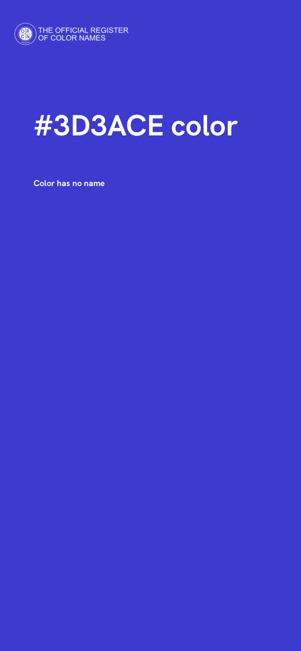 #3D3ACE color image