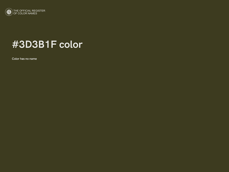 #3D3B1F color image