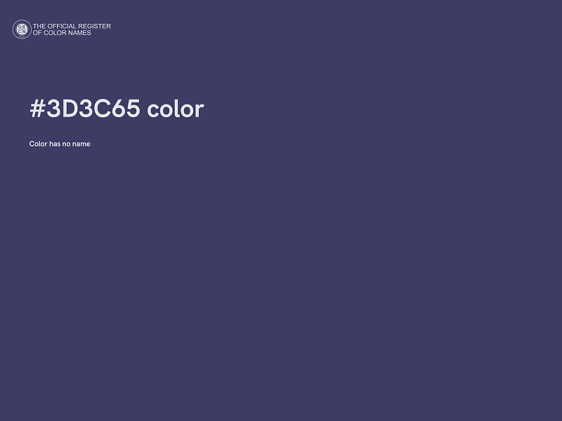 #3D3C65 color image