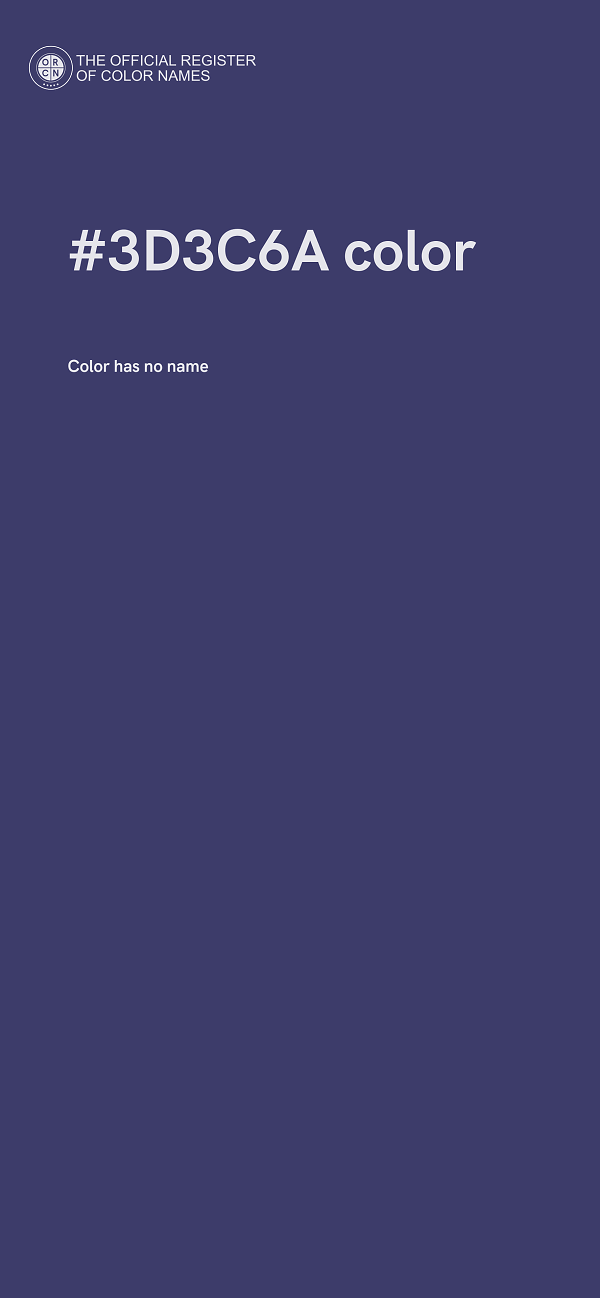 #3D3C6A color image