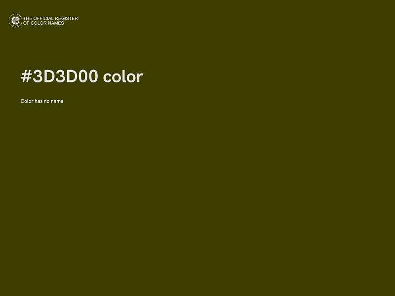 #3D3D00 color image
