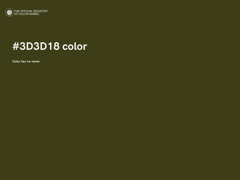 #3D3D18 color image