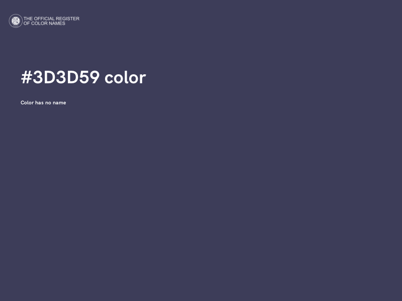 #3D3D59 color image