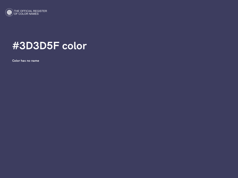 #3D3D5F color image