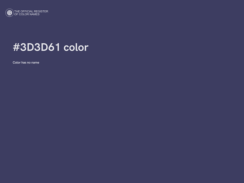 #3D3D61 color image