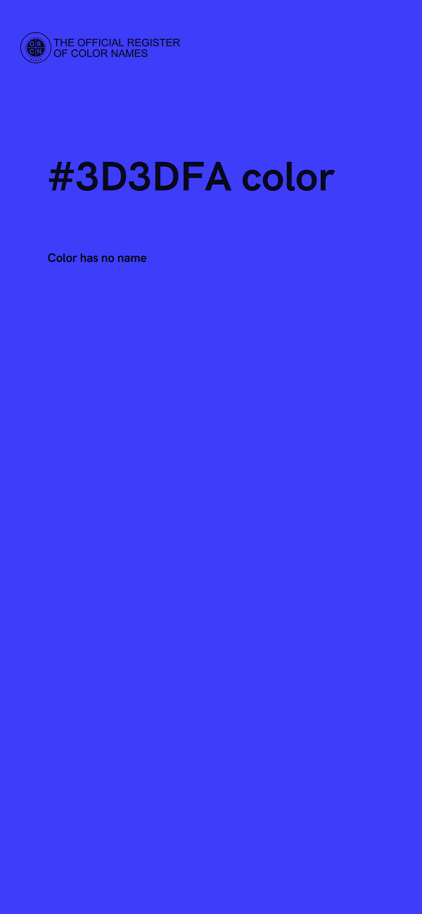 #3D3DFA color image