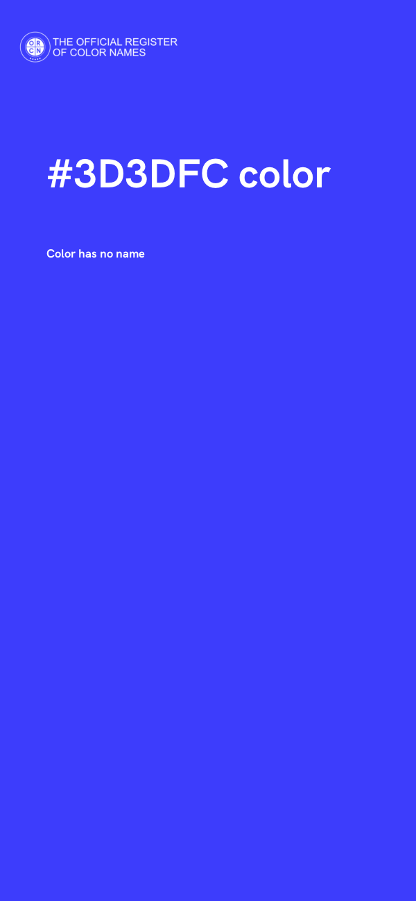 #3D3DFC color image