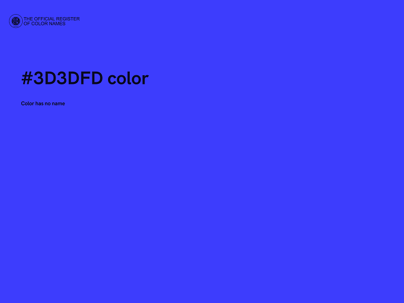 #3D3DFD color image