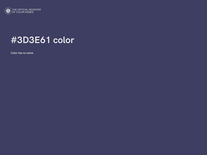 #3D3E61 color image